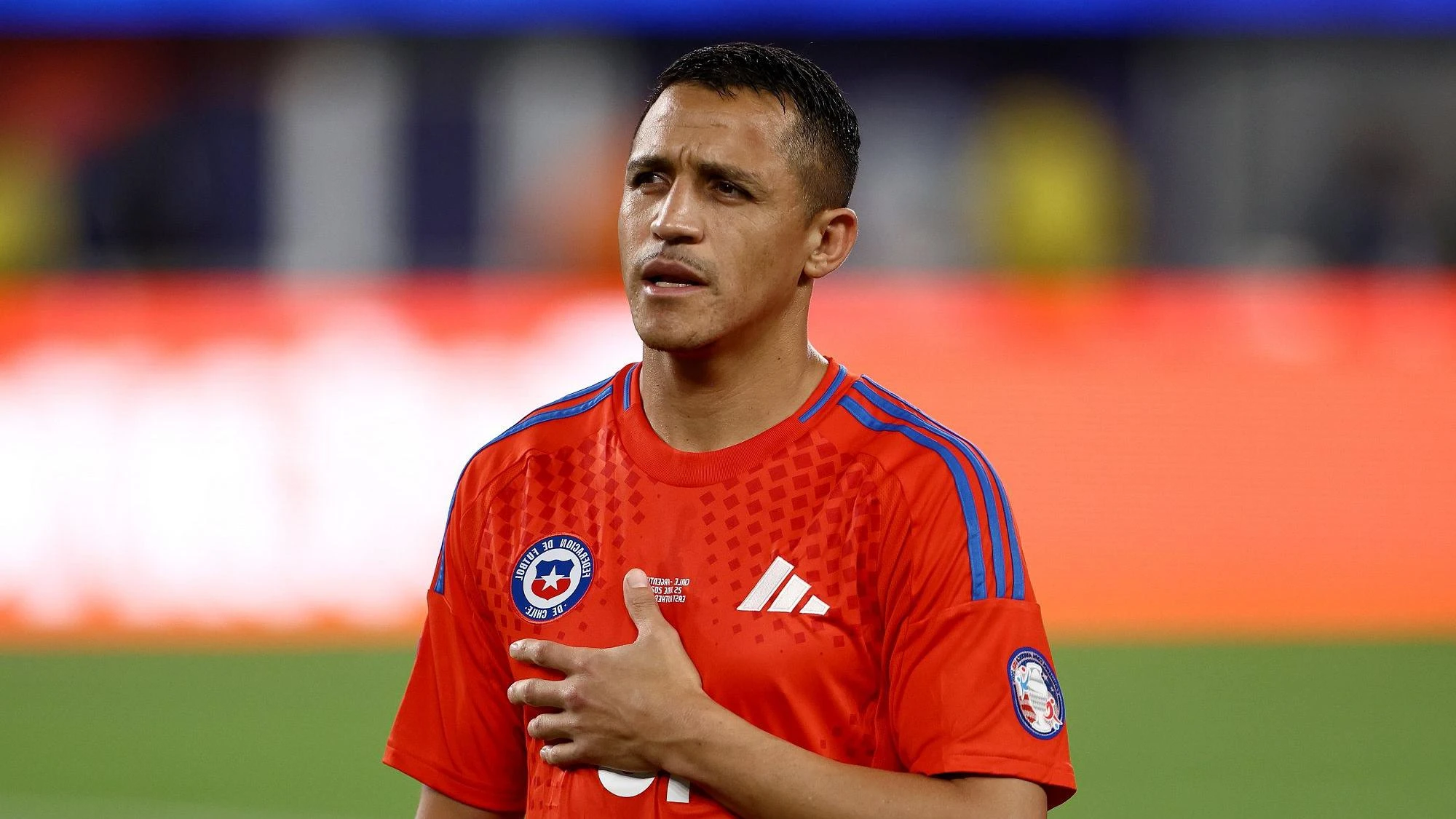 Alexis Sánchez en acción